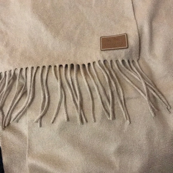 100% Cashmere Coach Leatherwear Scarf! - Picture 4 of 8